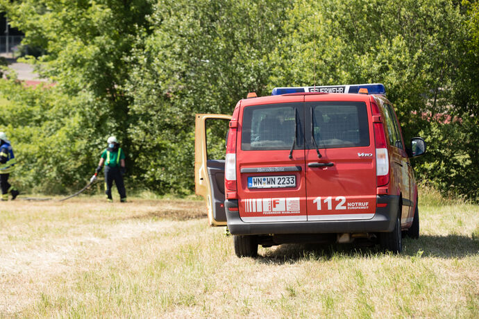 Flächenbrand, Sörenbergweg, Waiblingen-Neustadt, 02.06.2020.
