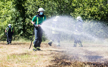 Flächenbrand, Sörenbergweg, Waiblingen-Neustadt, 02.06.2020.
