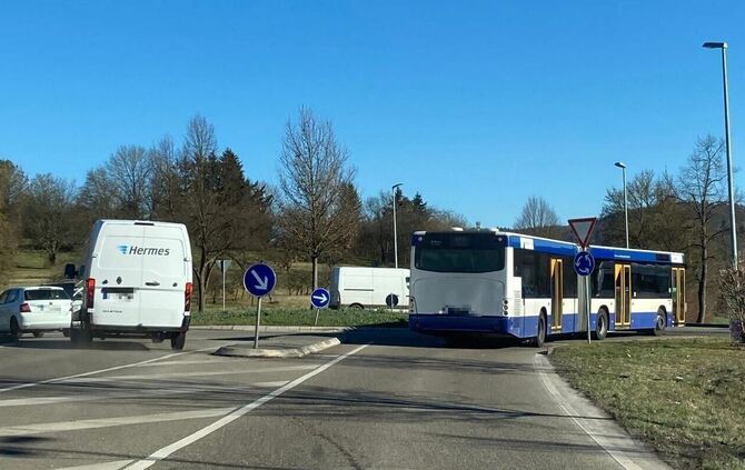 Busunfall in Schorndorf Miedelsbach - 2 - 1 - 1