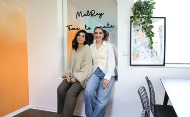 Melek Cora und Reyhan Soylu, die Gründerinnen von "MelRey", dem neuen Kreativatelier in Remshalden.