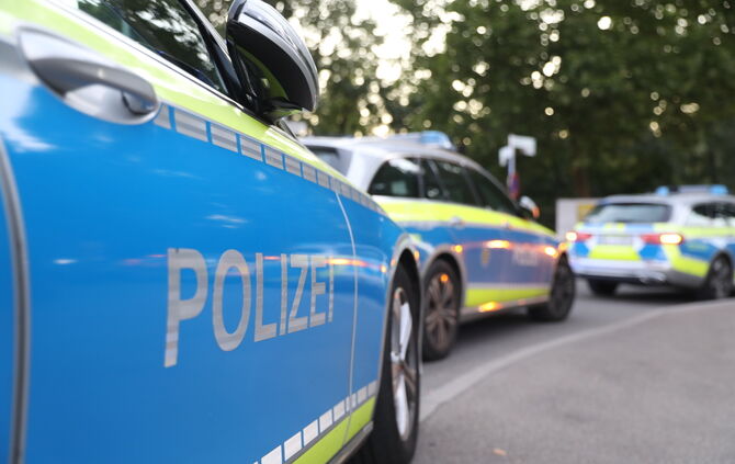 Blaulicht Polizei Polizeiauto Polizeieinsatz Symbolfoto