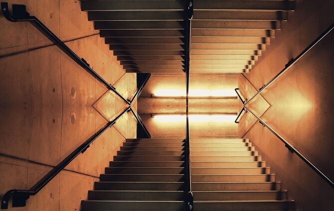 Symbolfoto Treppe Treppen öffentliche Treppe