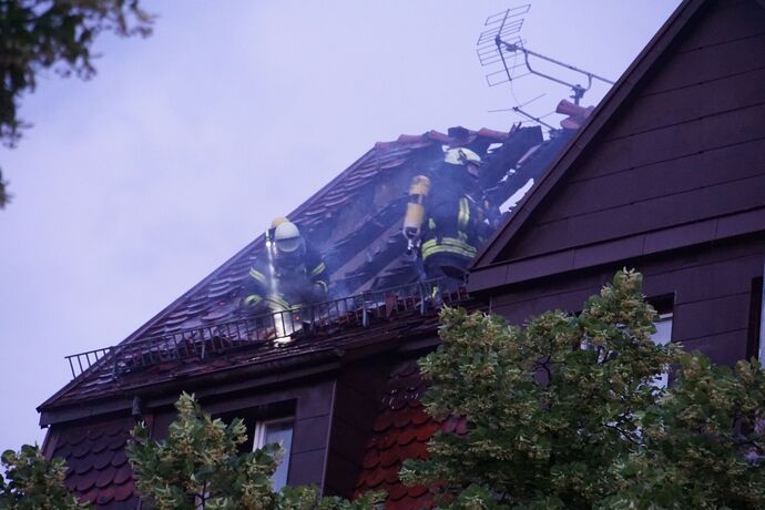 Ludwigsburg: Ausgedehnter Dachstuhlbrand in der Innenstadt