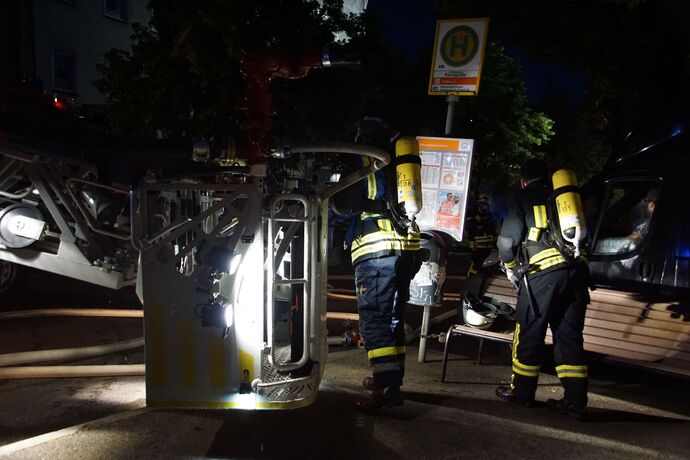 Ludwigsburg: Ausgedehnter Dachstuhlbrand in der Innenstadt