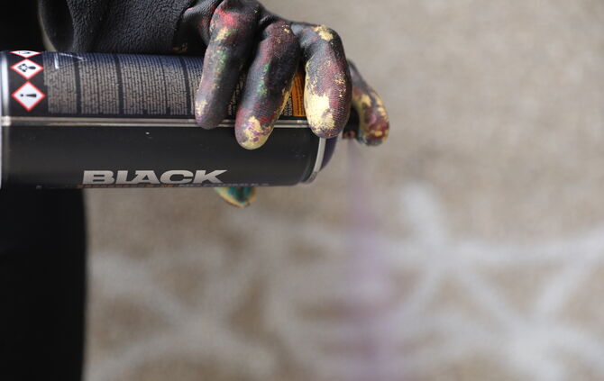 Graffiti Sprayen Sprayer Spraydose Symbol Symbolbild symbolfoto