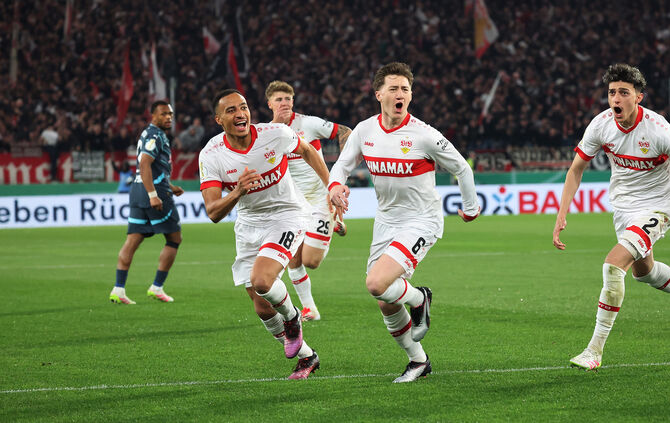 Fussball DFB Pokal VfB Stuttgart vs.  RB Leipzig
