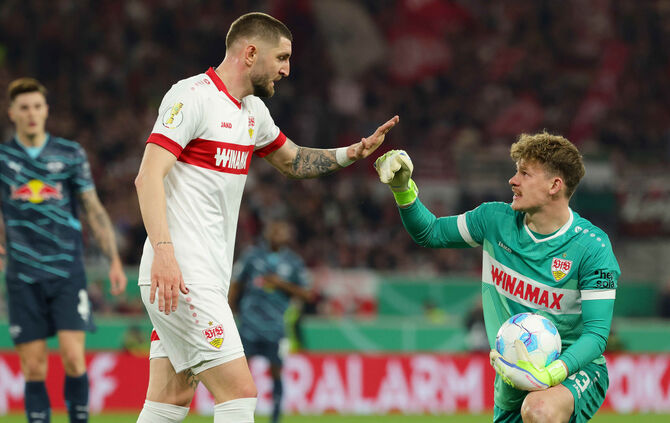 Fussball DFB Pokal VfB Stuttgart vs.  RB Leipzig