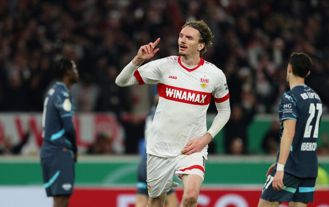 Fussball DFB Pokal VfB Stuttgart vs.  RB Leipzig