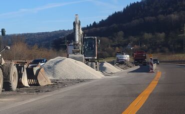 Stau und Bau auf der B29 - 1