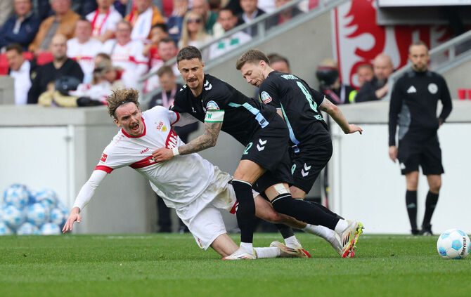 Fußball VfB Stuttgart vs. SV Werder Bremen