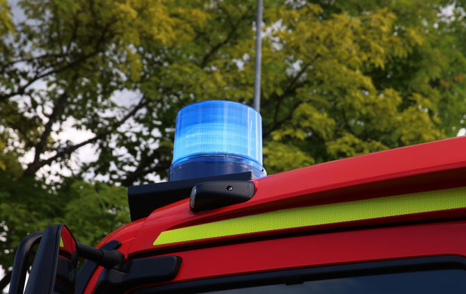 Feuerwehr Blaulicht Symbolfoto