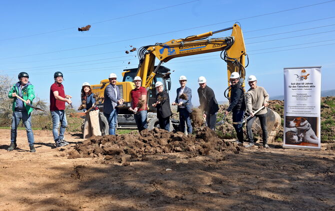 Spatenstich Tierheim