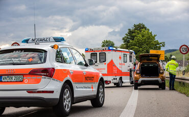 Schwerer Unfal, B29, Remshalden-Geradstetten Richtung Stuttgart, 07.06.2020.