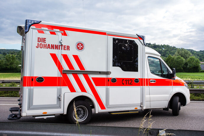 Schwerer Unfal, B29, Remshalden-Geradstetten Richtung Stuttgart, 07.06.2020.