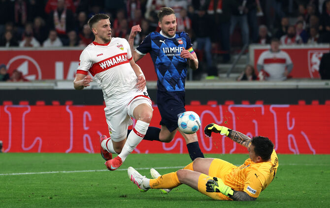 Fußball VfB Stuttgart vs. 1. FC Heidenheim