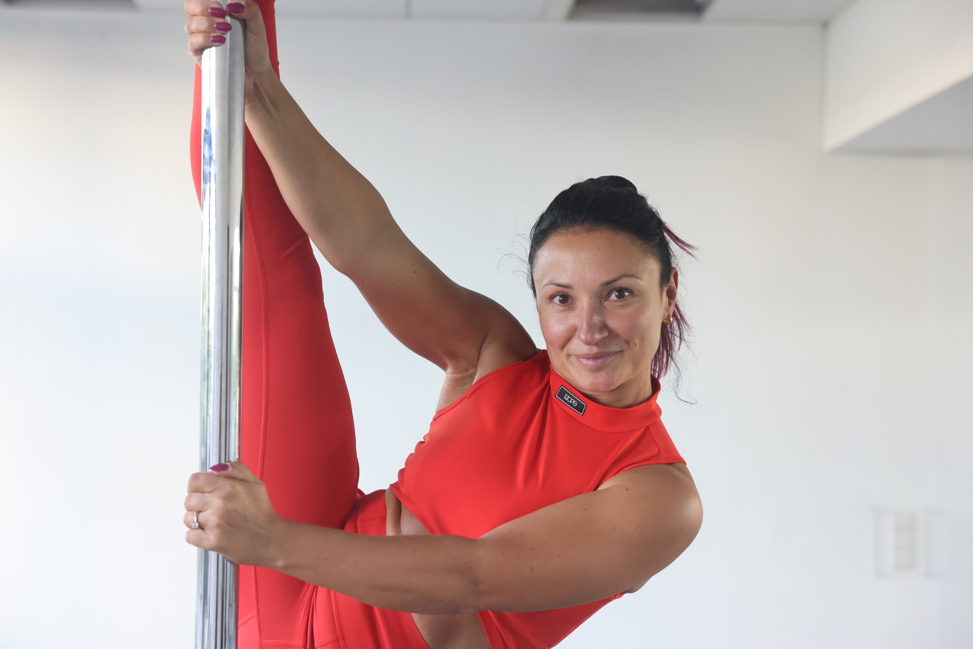 Großer Handventilator Für Line Dance – 33 Cm, Faltbar, Mit Bambusrahmen