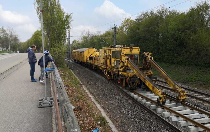 Gleisbauarbeiten zwischen Grunbach und Waiblingen am Sonntag (14.4.2019)_2