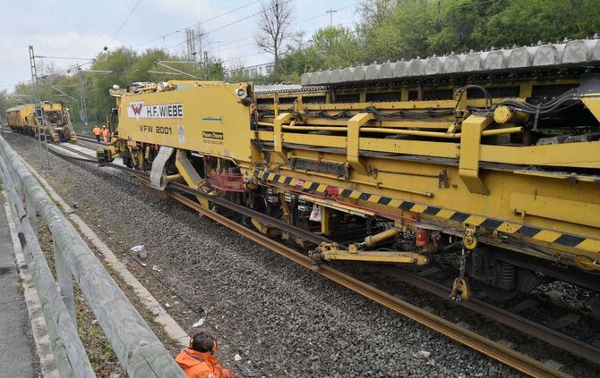 Gleisbauarbeiten zwischen Grunbach und Waiblingen am Sonntag (14.4.2019)_4