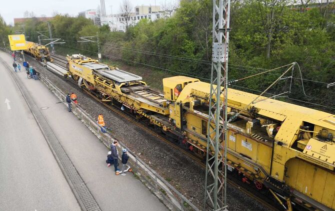 Gleisbauarbeiten zwischen Grunbach und Waiblingen am Sonntag (14.4.2019)_5