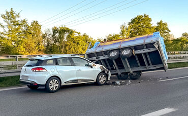 Unfall B14 Schwaikheim, 10.05.2025.