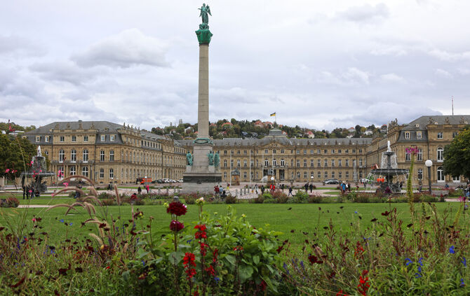 Stuttgart schlossplatz symbol symbolbild symbolfoto