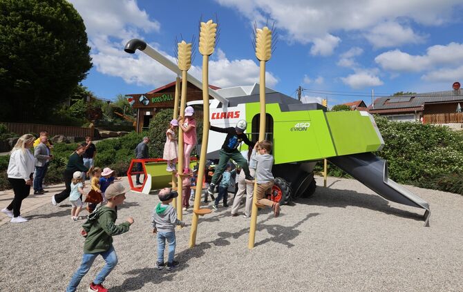 Mähdrescher Schwabenpark