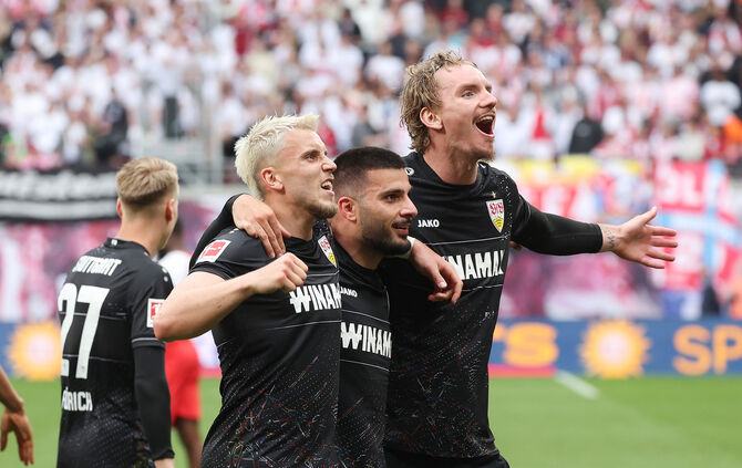 Fussball  RB Leipzig  vs. VfB Stuttgart