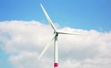 Thema Windenergie im Remsmurr kreis  hier das Windrad  bei Welzheim foto Zuern - 1