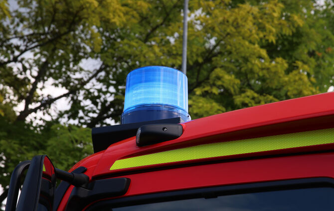 Feuerwehr Blaulicht Symbolfoto
