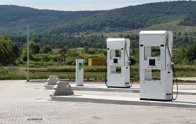 Wasserstoff-Tankstelle