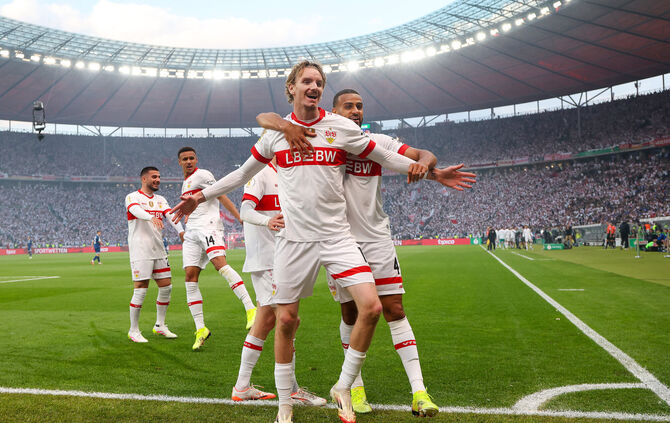 Fussball DFB Pokal - Finale DSC Arminia Bielefeld vs. VfB Stuttgart