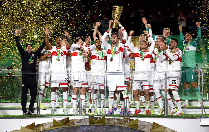 Fussball DFB Pokal - Finale DSC Arminia Bielefeld vs. VfB Stuttgart