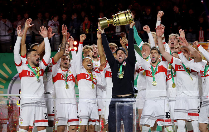 Fussball DFB Pokal - Finale DSC Arminia Bielefeld vs. VfB Stuttgart