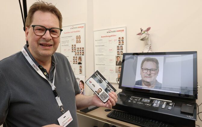 Digitale Passbilder bei Erdmann