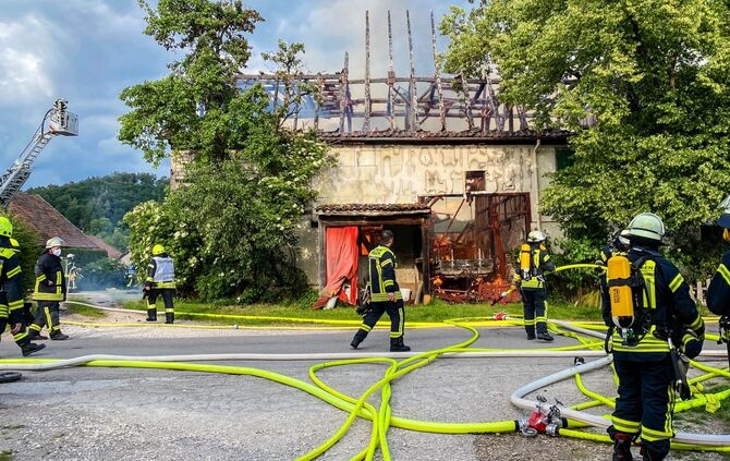 Grossbrand, Wellingshof, Urbach, 25.05.2020.