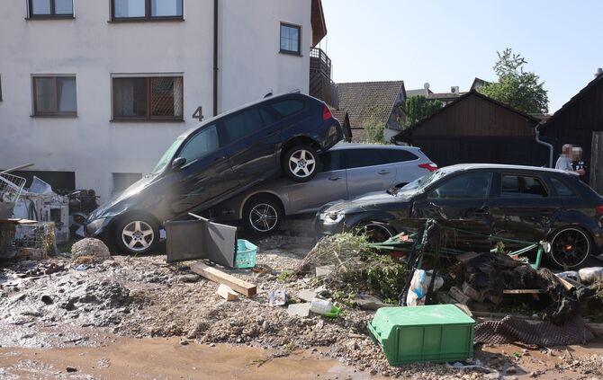 Hochwasser Miedelsbach