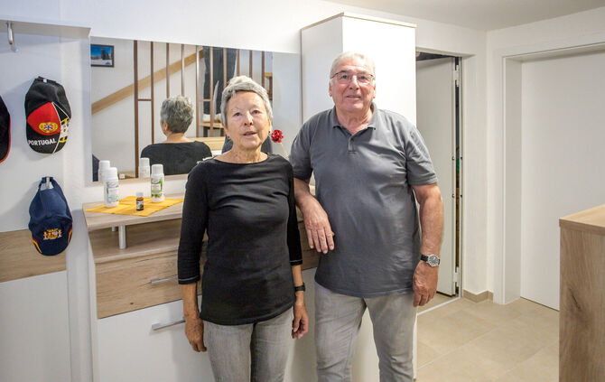 Nach dem Hochwasser im Juni 2024, wie sieht es im renovierten Keller des Ehepaar Schafitel in Winnenden-Birkmannsweiler aus, 27.