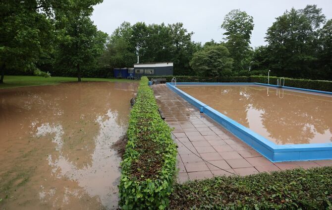 Höfen Hochwasser