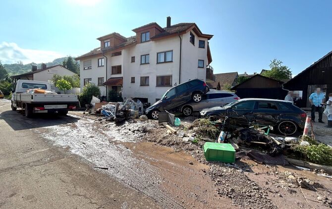Hochwasser Miedelsbach
