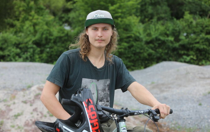 Matthias Schäfer fährt seit acht Jahren BMX und Mountainbike.