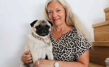 Don Hugo und Simone Gottwald, Gründerin von "Gourmops".