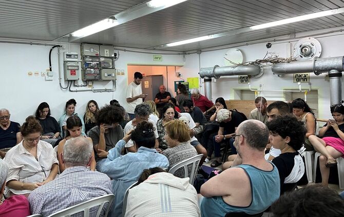 Nahostkonflikt - Tel Aviv - Luftschutzbunker
