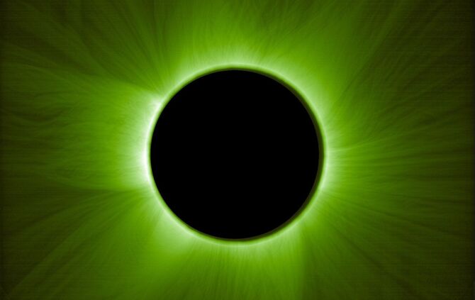 Esa-Satellitenpaar zeigt künstliche Sonnenfinsternis