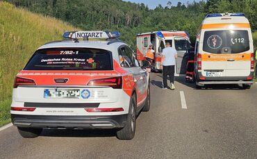 Motorradfahrer schwer verletzt - 1 - 1