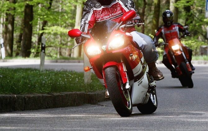 Motorrad Symbol Symbolfoto Symbolbild