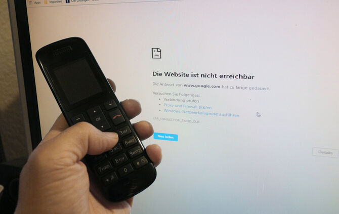 Kein Telefon-Internet