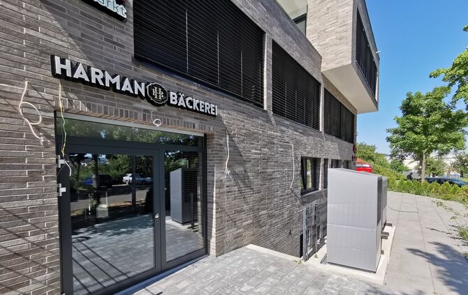 Der Schriftzug der Bäckerei Harman war bislang in Stuttgart-Bad Cannstatt zu lesen. Nun zieht der Betrieb nach Waiblingen.