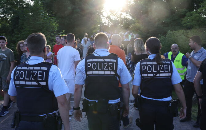 Altstadtfest Polizei