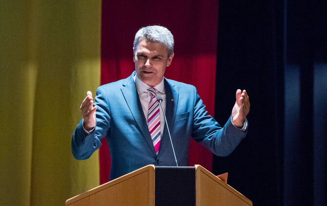 Bürgerempfang im 50 Jahr Jubiläum, Rems-Murr-Halle, Leutenbach, 27.06.2025.