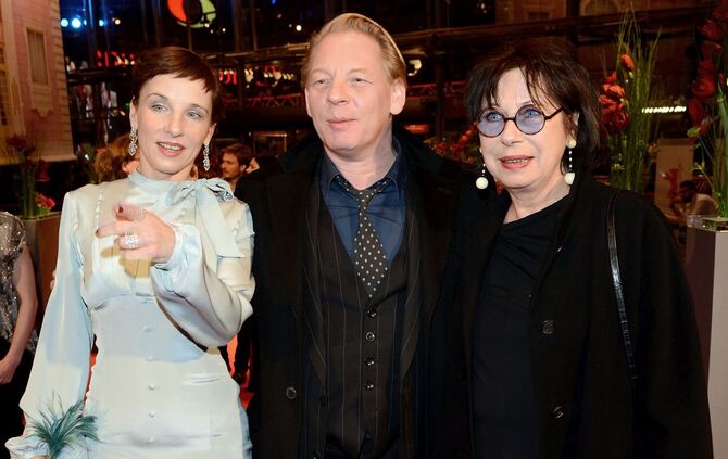 Meret und Ben Becker mit Monika Hansen
